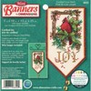 Picture of Dimensions Mini Counted Cross Stitch Kit 10" Long-Cardinal Joy Banners (14 Count)