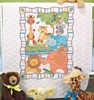 Picture of Dimensions/Baby Hugs Quilt Stamped Cross Stitch Kit 34"X43"-Mod Zoo