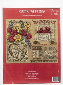 Picture of Imaginating Counted Cross Stitch Kit 9"X7.5"-Rustic Wedding (14 Count)