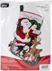 Picture of Bucilla Felt Stocking Applique Kit 18" Long-Santa's Choir Practice