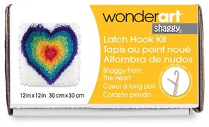 Picture of Caron Shaggy Latch Hook Kit 12"X12"-From The Heart