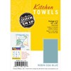 Picture of Aunt Martha's Stitch 'Em Up Kitchen Towels 18"X28" 2/Pkg-Robin Egg Blue