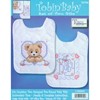 Picture of Tobin Stamped Cross Stitch Bib Pair Kit 8"X10" 2/Pkg-Bedtime Prayer Boy