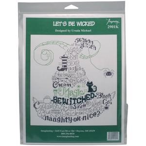 Picture of Imaginating Counted Cross Stitch Kit 8.5"X8.75"-Let's Be Wicked (14 Count)
