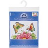 Picture of DMC Counted Cross Stitch Kit 10"X6.5"-Butterfly Garden (14 Count)