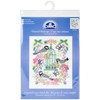Picture of DMC Counted Cross Stitch Kit 8"X10"-Oriental Birdcage (14 Count)