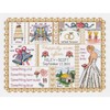 Picture of Janlynn Counted Cross Stitch Kit 13.25"X10"-Wedding Collage (14 Count)