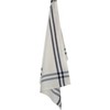 Picture of Dunroven House Cream Tea Towel 20"X28"-Navy Stripe