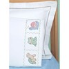 Picture of Jack Dempsey Children's Stamped Pillowcase W/Perle Edge-Froggy
