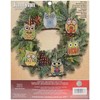 Picture of Janlynn Counted Cross Stitch Kit 3"X3" 6/Pkg-Owl (14 Count)