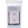 Picture of Jack Dempsey Stamped White Quilt Blocks 18"X18" 6/Pkg-Fluttering Butterflies