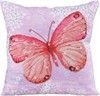 Picture of Diamond Dotz Diamond Embroidery Pillow Facet Art Kit-Pink Flutter 17.5"X17.5"