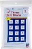 Picture of Jack Dempsey Themed Stamped White Quilt Blocks 9"X9" 12/Pkg-Cardinals