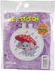 Picture of Janlynn/Kid Stitch Mini Counted Cross Stitch Kit 3" Round-Rainy Day Elephant (11 Count)