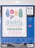 Picture of Janlynn Stamped Embroidery Kit 8"X10"-Grateful-Stitched In Floss