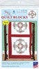 Picture of Jack Dempsey Stamped White Quilt Blocks 18"X18" 6/Pkg-Circle Of Roses