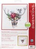Picture of Dimensions Counted Cross Stitch Kit 12"X12"-Woodland Deer (14 Count)
