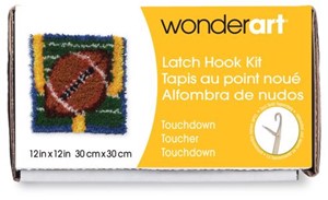 Picture of Caron Wonderart Latch Hook Kit 12"X12"-Touchdown