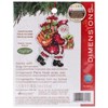 Picture of Dimensions/Susan Winget Plastic Canvas Ornament Kit-Santa With Bag 3.5"X4.75" (14 Count)