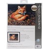 Picture of Dimensions Counted Cross Stitch Kit 14"X11"-Sunlit Fox (14 Count)