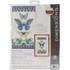 Picture of Dimensions Counted Cross Stitch Kit 8"X15"-Peacock Butterflies (14 Count)