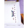Picture of Janlynn Stamped Cross Stitch Pillowcase Pair 20"X30"-Dragonfly