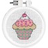 Picture of Janlynn/Kid Stitch Mini Counted Cross Stitch Kit 3" Round-Cupcake (11 Count)