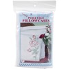 Picture of Jack Dempsey Stamped Pillowcases W/White Perle Edge 2/Pkg-Long Stem Rose