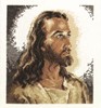 Picture of Janlynn Counted Cross Stitch Kit 7"X7.75"-Portrait Of Christ (14 Count)