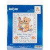 Picture of Janlynn Stamped Birth Sampler Cross Stitch Kit 11"X14"-Bear