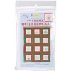 Picture of Jack Dempsey Themed Stamped White Quilt Blocks 9"X9" 12/Pkg-Ornaments