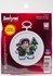 Picture of Janlynn Mini Counted Cross Stitch Kit 2.5" Round-Patchwork Snowman (18 Count)
