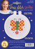 Picture of Janlynn/Kid Stitch Mini Counted Cross Stitch Kit 3" Round-Checky Butterfly (14 Count)