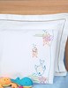 Picture of Jack Dempsey Children's Stamped Pillowcase W/Perle Edge-Fish At Play