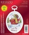 Picture of Janlynn Mini Counted Cross Stitch Kit 2.75" Oval-Let It Snow (18 Count)