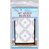 Picture of Jack Dempsey Stamped White Quilt Blocks 18"X18" 6/Pkg-Patchwork Wedding Rings