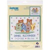 Picture of Janlynn Counted Cross Stitch Kit 14"X11"-Teddy Bear Sampler (14 Count)