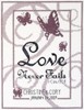 Picture of Janlynn Counted Cross Stitch Kit 6"X8"-Love Never Fails (14 Count)