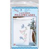 Picture of Jack Dempsey Stamped Pillowcases W/White Lace Edge 2/Pkg-Birds