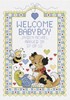 Picture of Janlynn Counted Cross Stitch Kit 7"X10"-Welcome Baby Boy Sampler (14 Count)