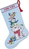 Picture of Dimensions Counted Cross Stitch Kit 16" Long-Stack Of Critters Stocking (14 Count)