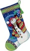 Picture of Dimensions Stocking Needlepoint Kit 16" Long-Happy Snowman Stitched In Wool & Thread