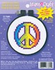 Picture of Dimensions/Learn-A-Craft Counted Cross Stitch Kit 3" Round-Rainbow Peace (11 Count)