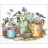 Picture of Dimensions Stamped Cross Stitch Kit 14"X11"-Watering Cans