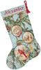 Picture of Dimensions Gold Collection Counted Cross Stitch Kit 16" Long-Enchanted Ornament Stocking (16 Count)
