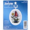 Picture of Janlynn Mini Counted Cross Stitch Kit 2.75" Oval-Gnome (18 Count)