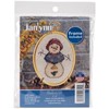 Picture of Janlynn Mini Counted Cross Stitch Kit 3"X4"-Snowlady (14 Count)