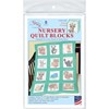 Picture of Jack Dempsey Stamped White Nursery Quilt Blocks 9"X9" 12/Pkg-Forest Friends
