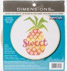 Picture of Dimensions Counted Cross Stitch Kit 6"-Sweet Pineapple (14 Count)