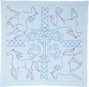 Picture of Sashiko World Russia Stamped Embroidery Kit-Galloping Horses